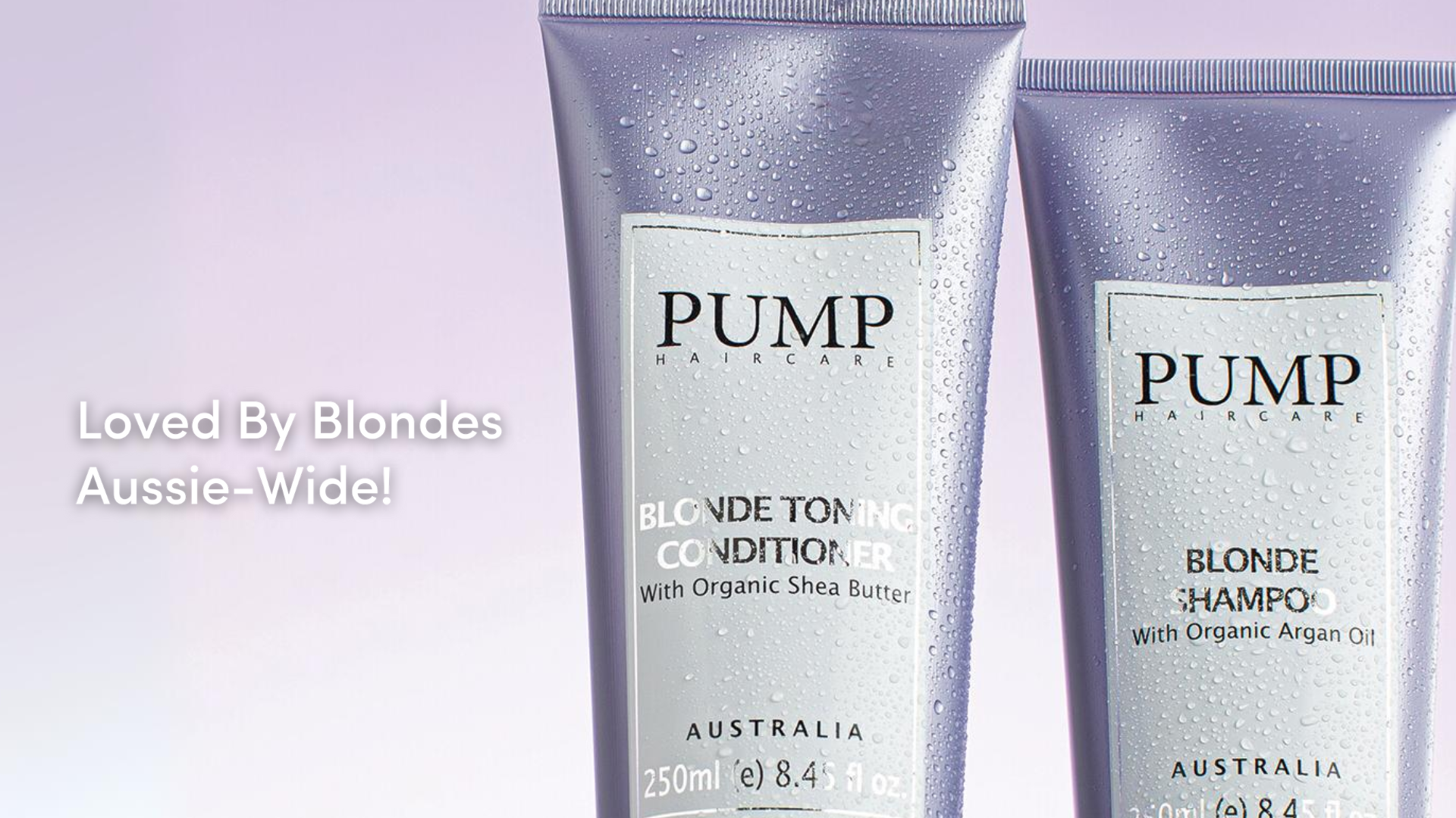 Blondes, Banish Brassy tones with Pump