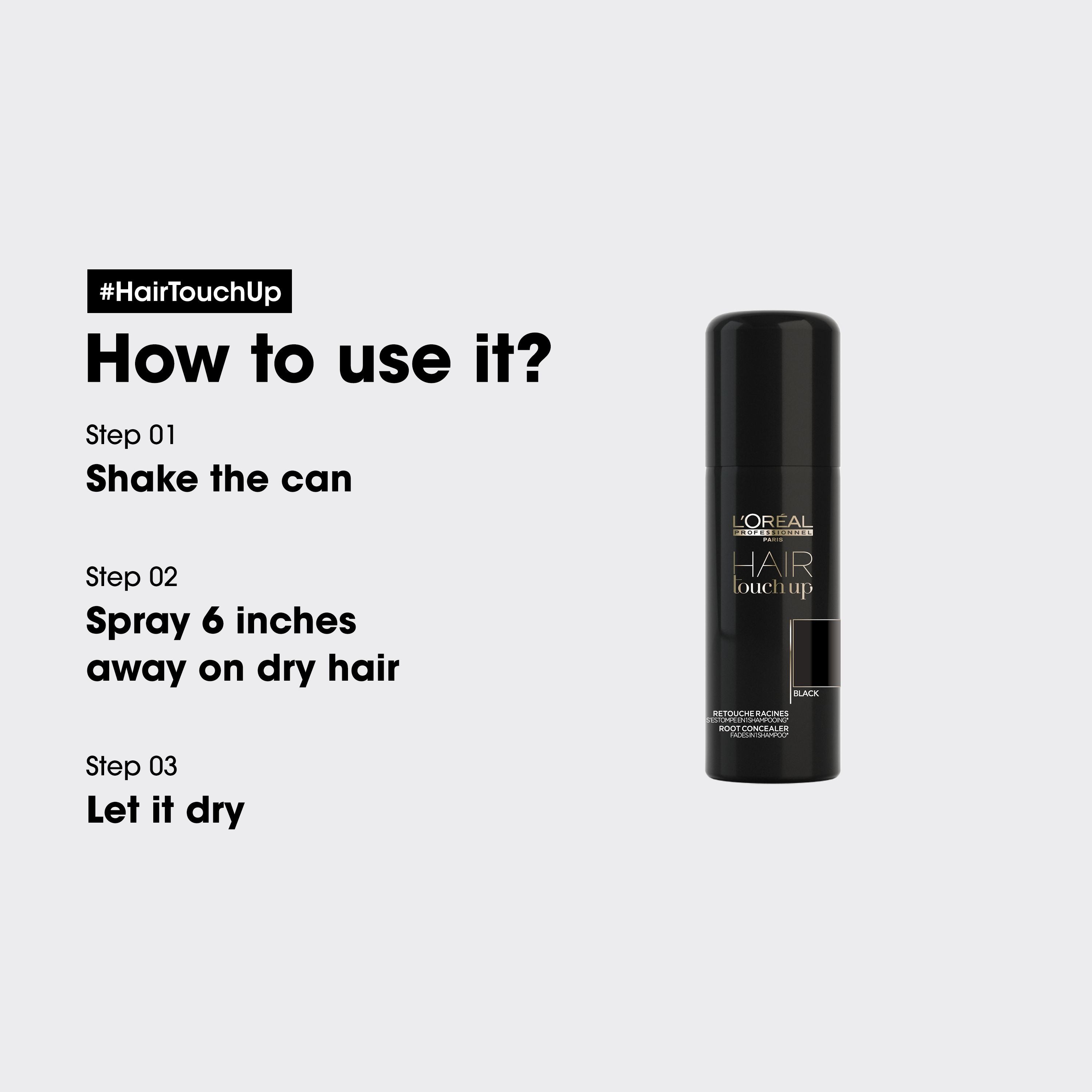 L'oreal black hair spray price sale