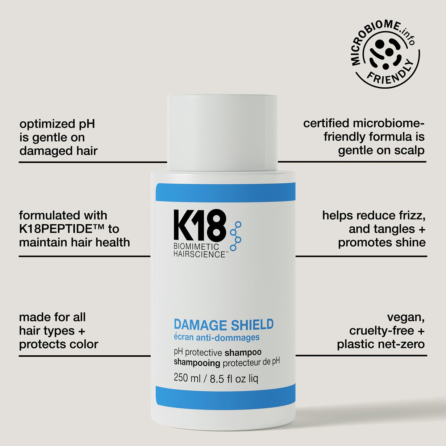 K18 Damage Shield pH Protective Shampoo 250ml - Price Attack