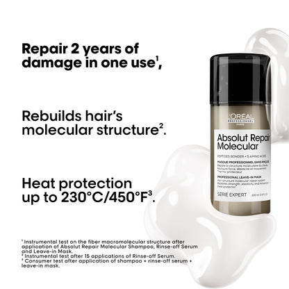 L'Oreal Professionnel Serie Expert Absolut Repair Molecular Trio Pack