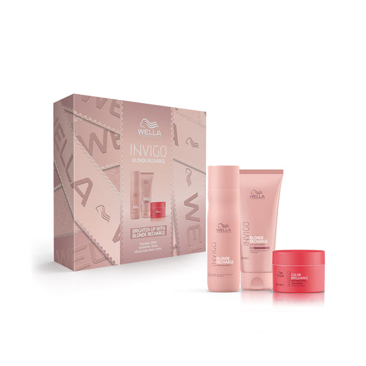 Wella Professionals Invigo Blonde Recharge Trio Pack