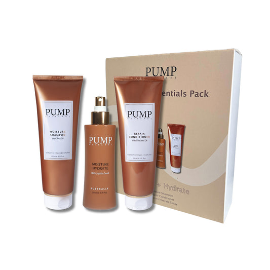 Pump Haircare Moisture Hydrate Trio Pack