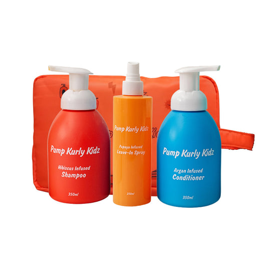 Pump Kurly Kidz Haircare Bath Trio Pack