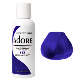 Adore Semi Permanent Hair Colour African Violet 113 118ml - Price Attack