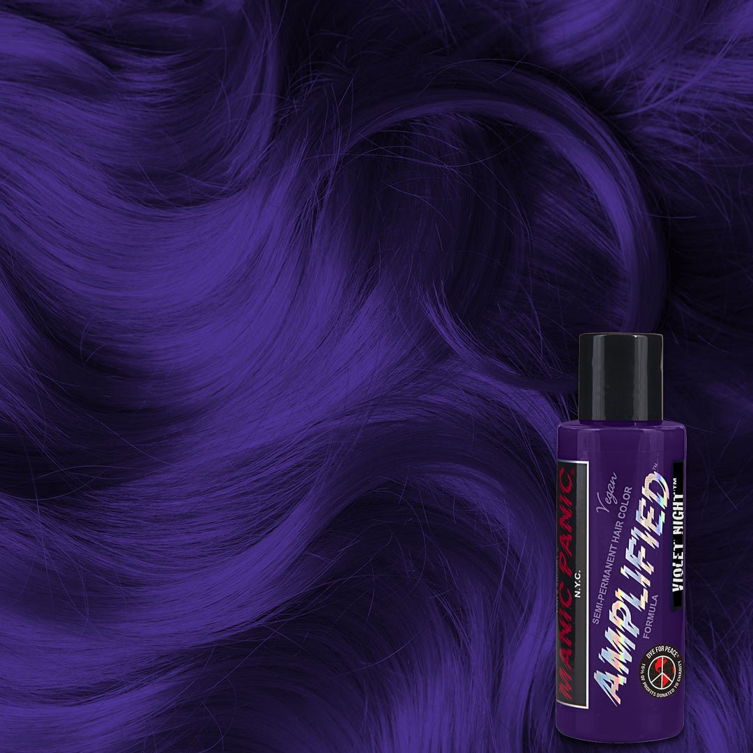 Manic Panic Amplified Semi Permanent Hair Colour Violet Night 118ml - Price Attack