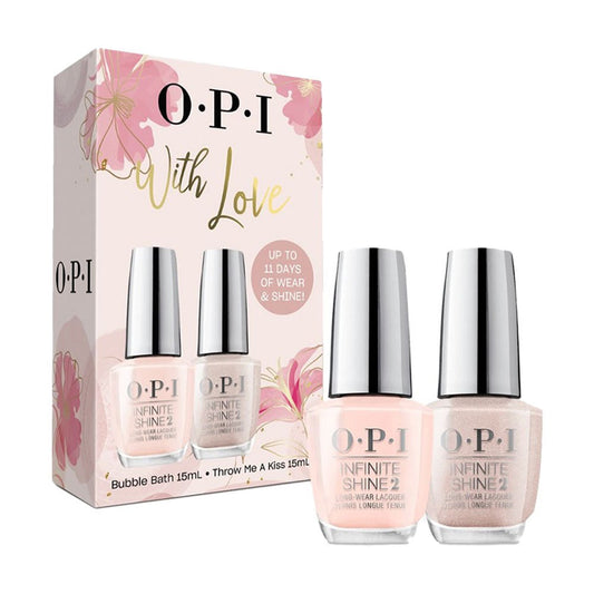 OPI Infinite Shine Bubble Bath™ & Throw Me A Kiss Duo Pack - Price Attack