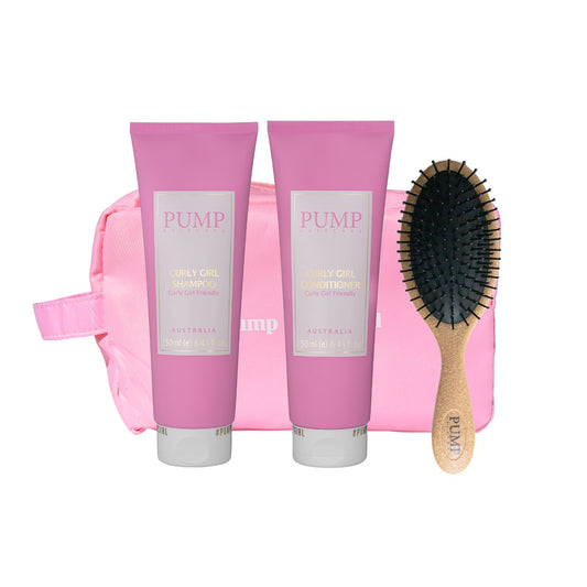 Pump Haircare Curly Girl Duo + Brush Pack