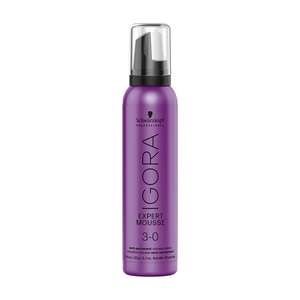 Schwarzkopf Professional Igora Expert Mousse 3-0 Dark Brown Natural 100ml - Price Attack