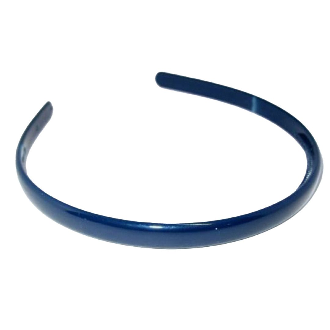 Where on Earth School Hairband Plastic 1cm Royal Blue - Price Attack