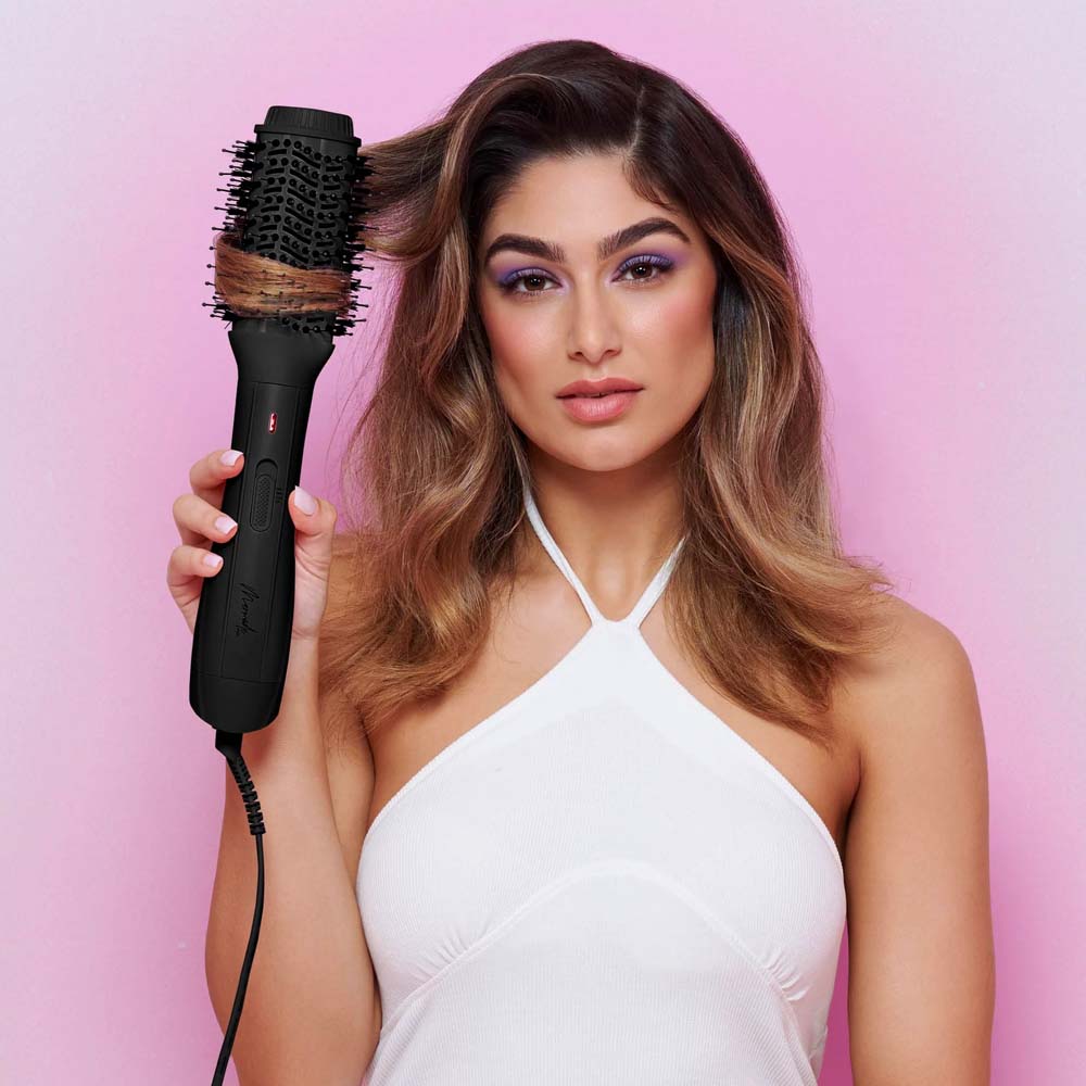 Mermade Hair Blow Dry Brush Black - Price Attack